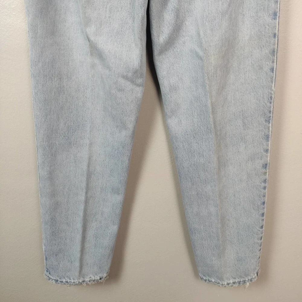 Vtg Levi's Jeans Women's 26 550 Light Wash Tapered Zip Fly 90's Distressed_9